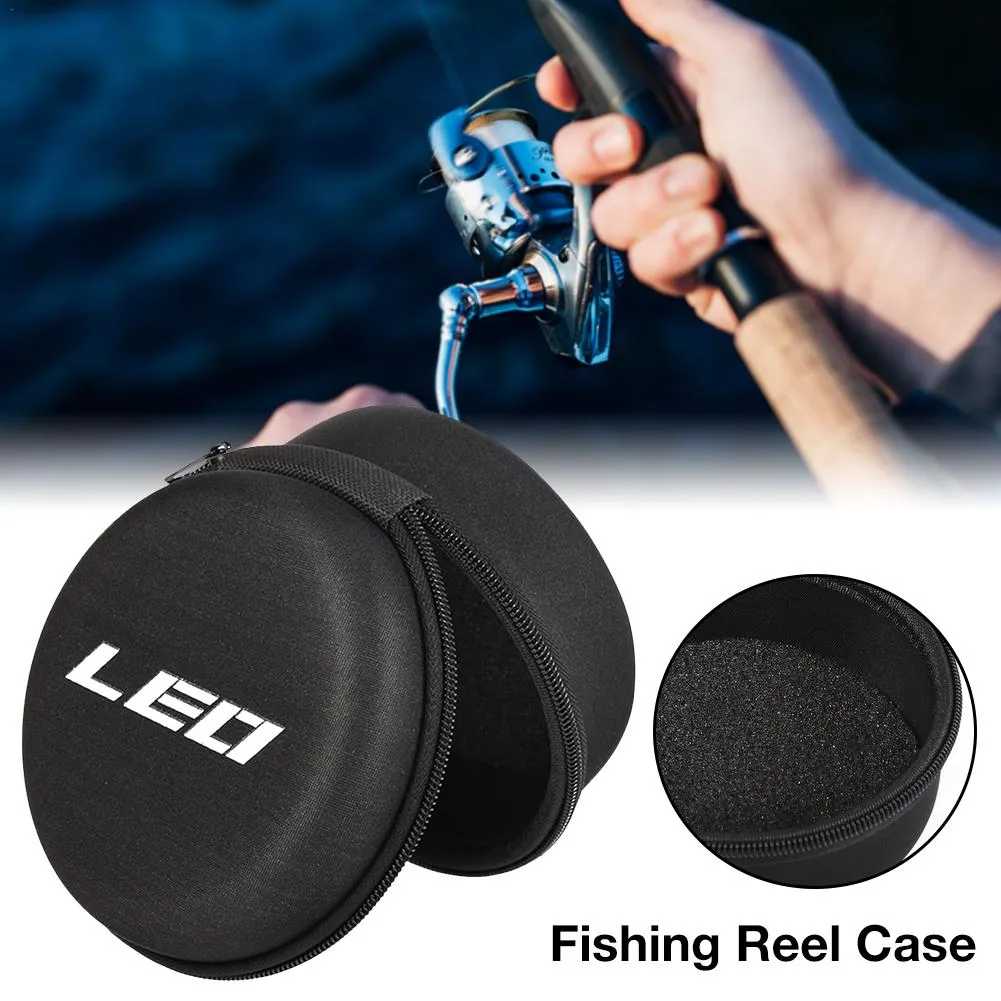 12cm Portable Fishing Reel Bag EVA Waterproof Drum/Spinning/Raft Reel Fishing Pouch Protective Bag Cover Fishing Accessories