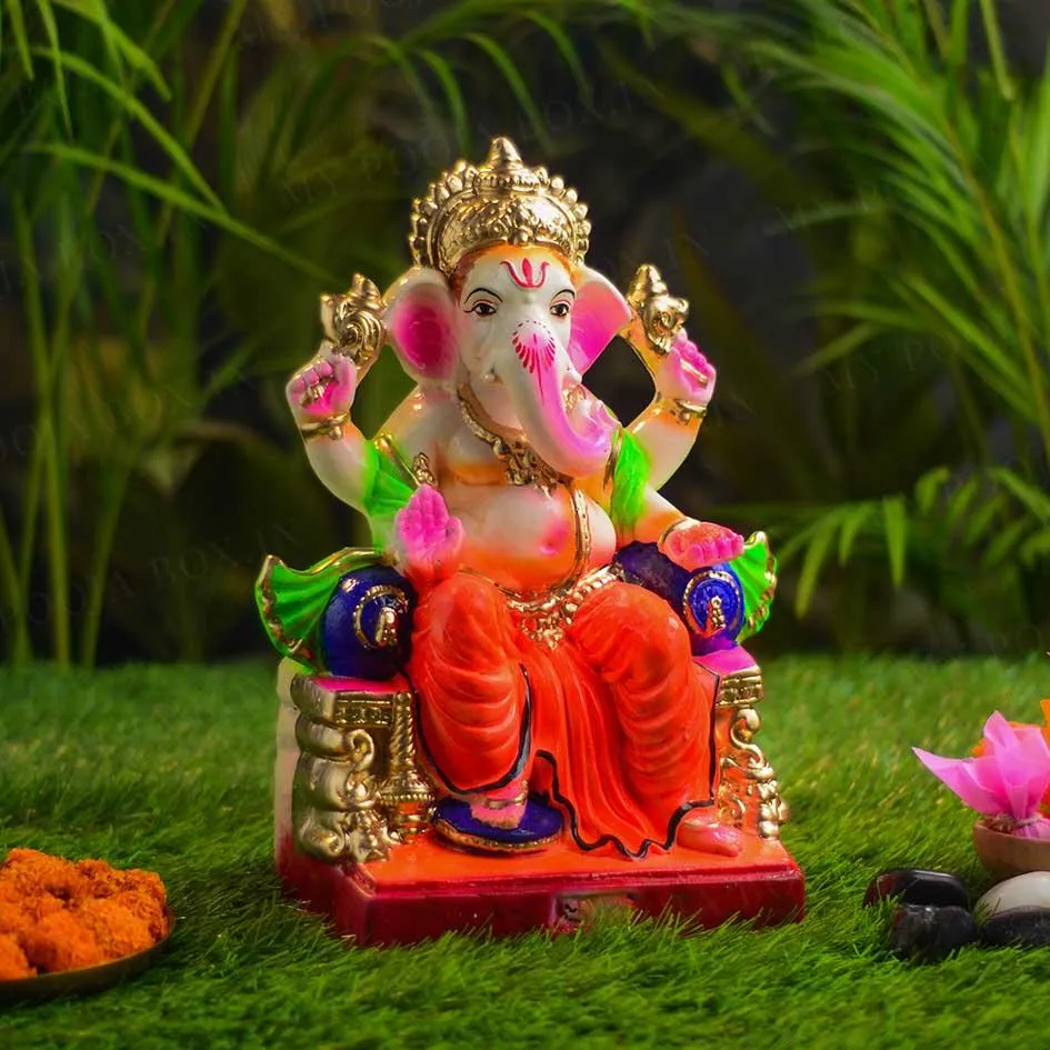 1.2FEET Lalbaugcha Raja Eco-Friendly Ganpati | Plant-A-Ganesha