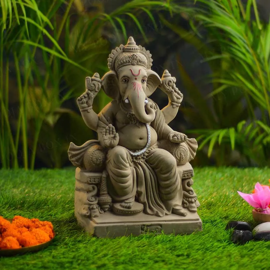 1.2FEET Lalbaugcha Raja Eco-Friendly Ganpati | Plant-A-Ganesha