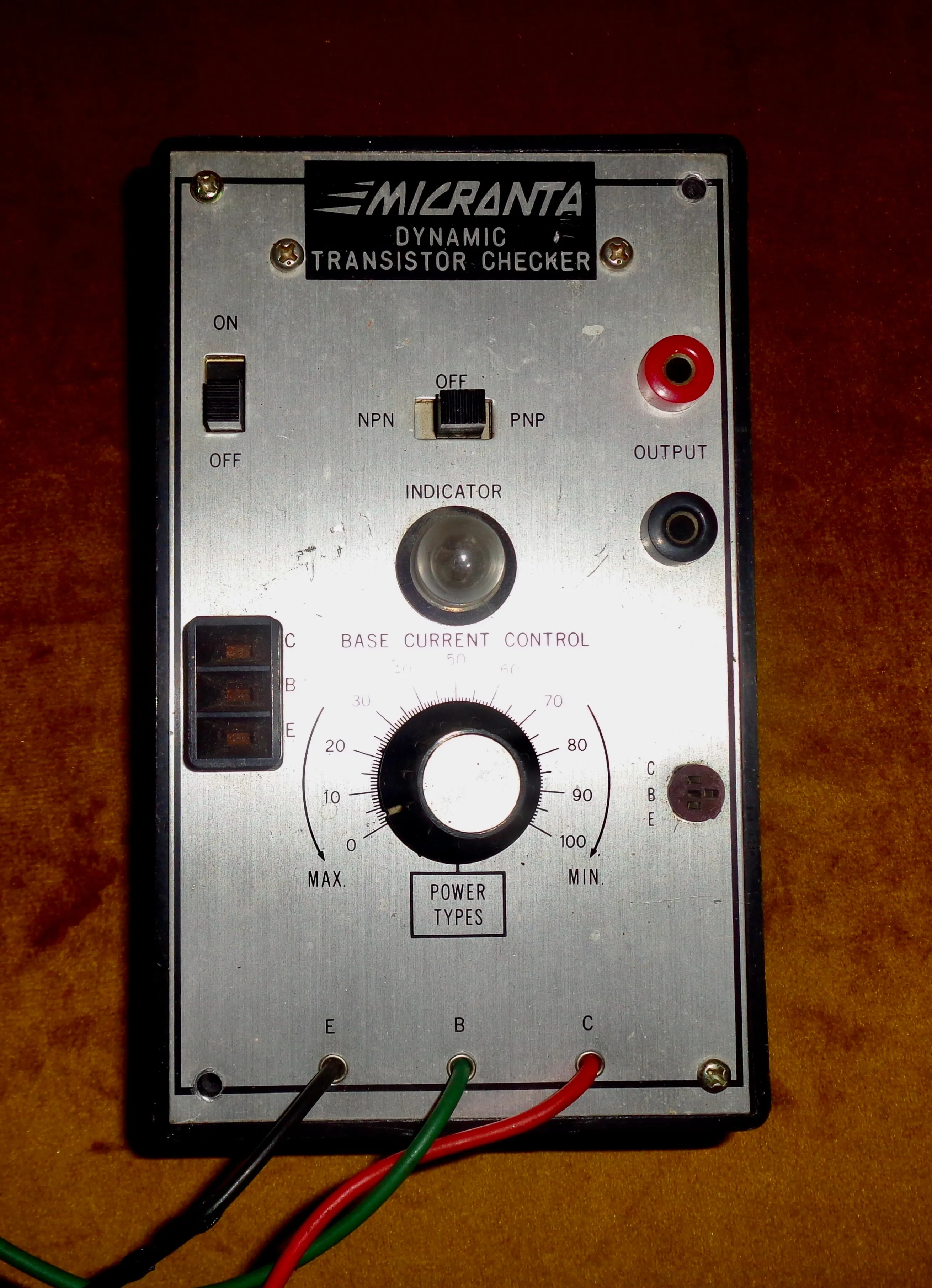 1979 Micronta Dynamic Transistor Checker / Tester 22-024