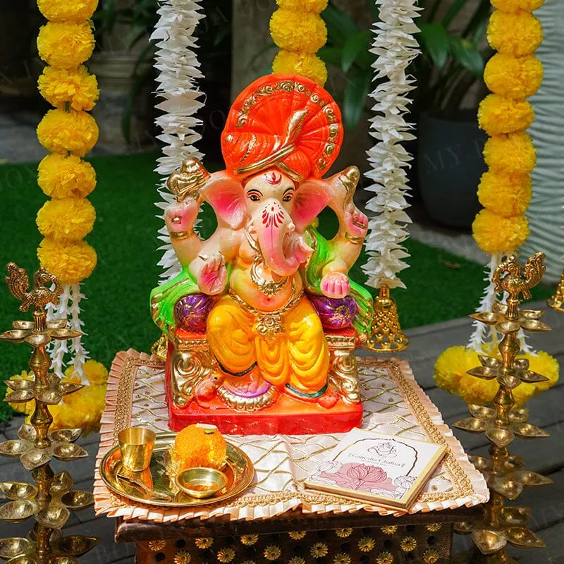 1FEET Devadeva Eco-Friendly Ganpati | Plant-A-Ganesha