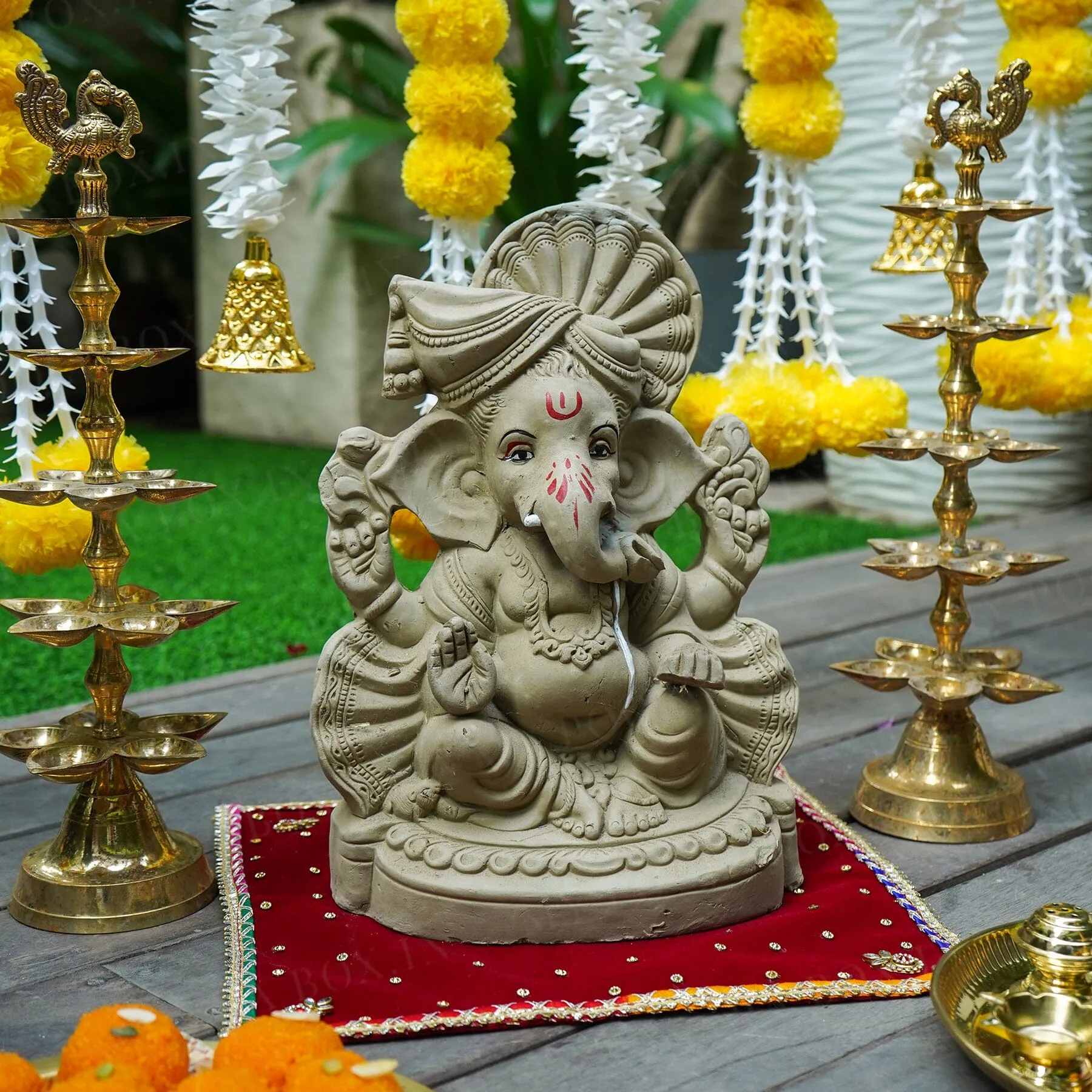 1FEET Muktidaya Eco-Friendly Ganpati | Plant-A-Ganesha