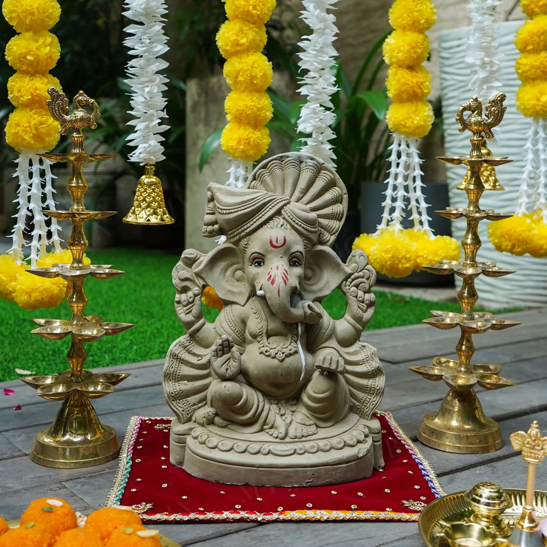 1FEET Muktidaya Eco-Friendly Ganpati | Plant-A-Ganesha