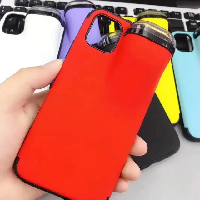 2 In 1 Phone Case Earphone Storage Box For iPhone