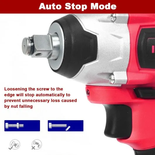 20V Cordless Impact Wrench Brushless with 4.0 AH Battery