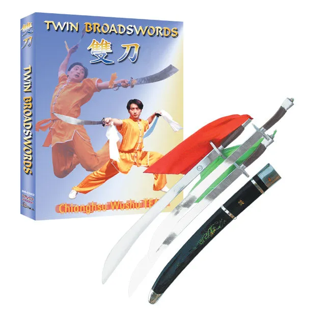 30% OFF - DVD & Weapon - Twin Broadswords Master Kit