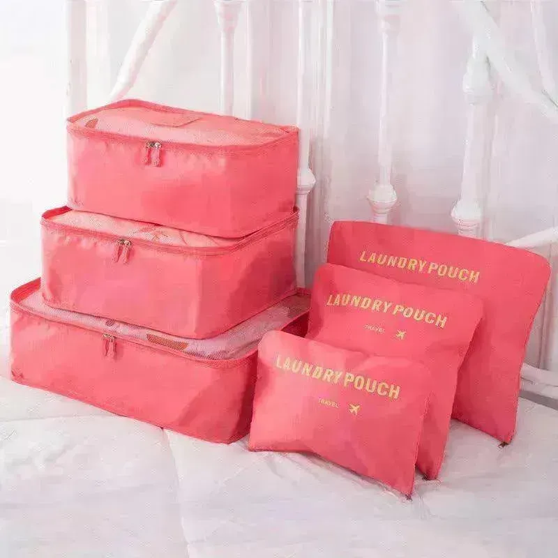 6 Pcs Travel Storage Bag Set For Clothes