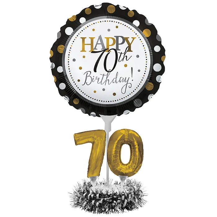 70th Birthday Balloon Centerpiece Kit