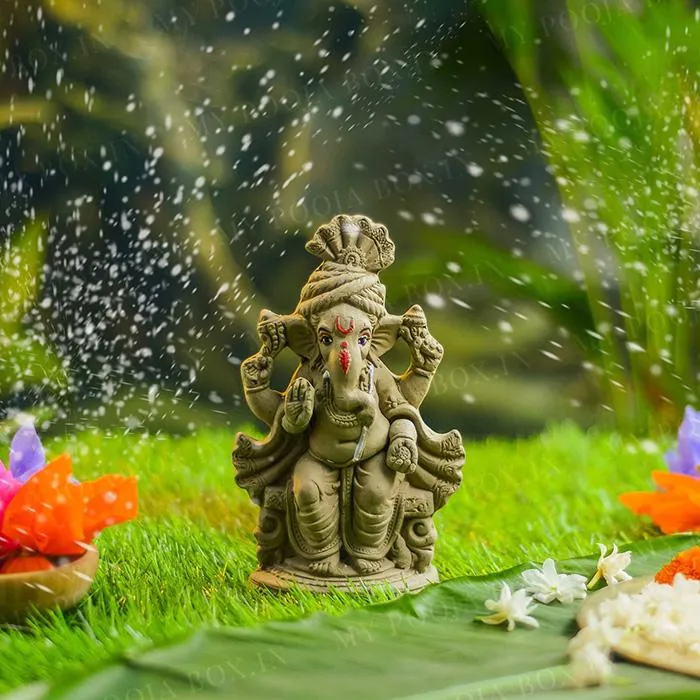 8INCH Gajakarna Eco-Friendly Ganpati | Plant-A-Ganesha