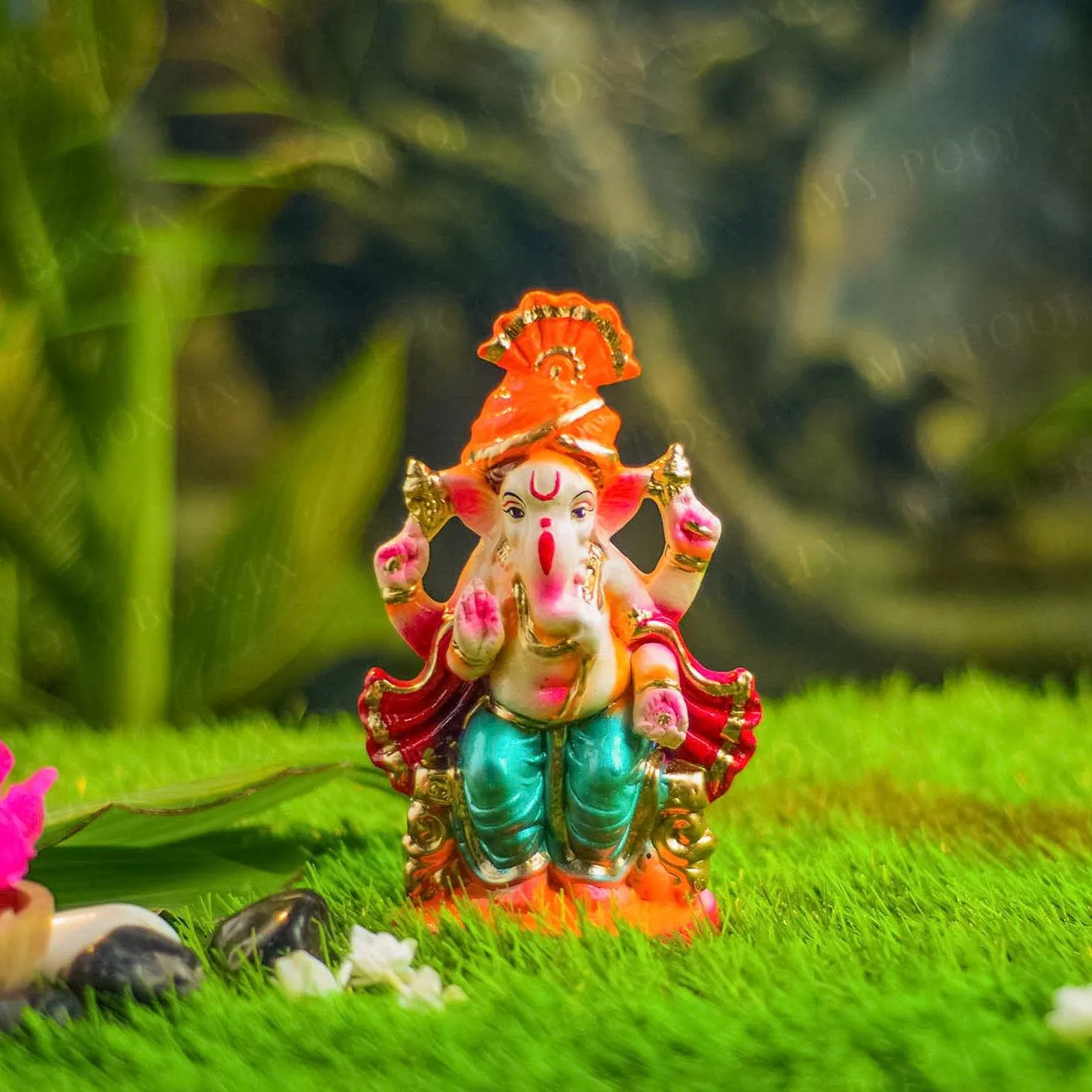 8INCH Gajakarna Eco-Friendly Ganpati | Plant-A-Ganesha