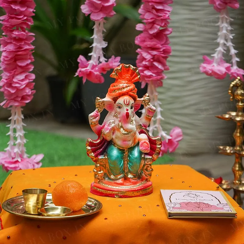 8INCH Gajakarna Eco-Friendly Ganpati | Plant-A-Ganesha