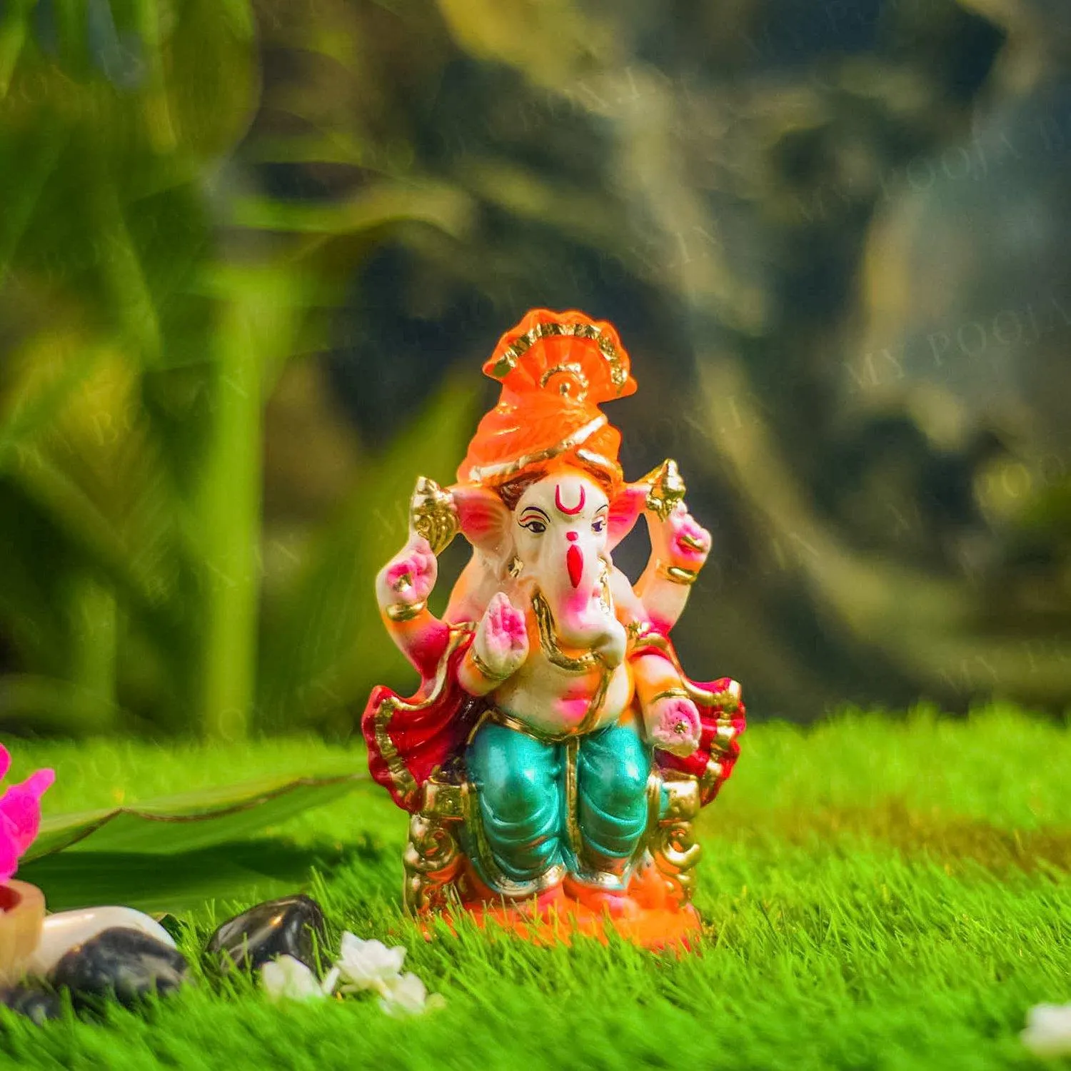 8INCH Gajakarna Eco-Friendly Ganpati | Plant-A-Ganesha