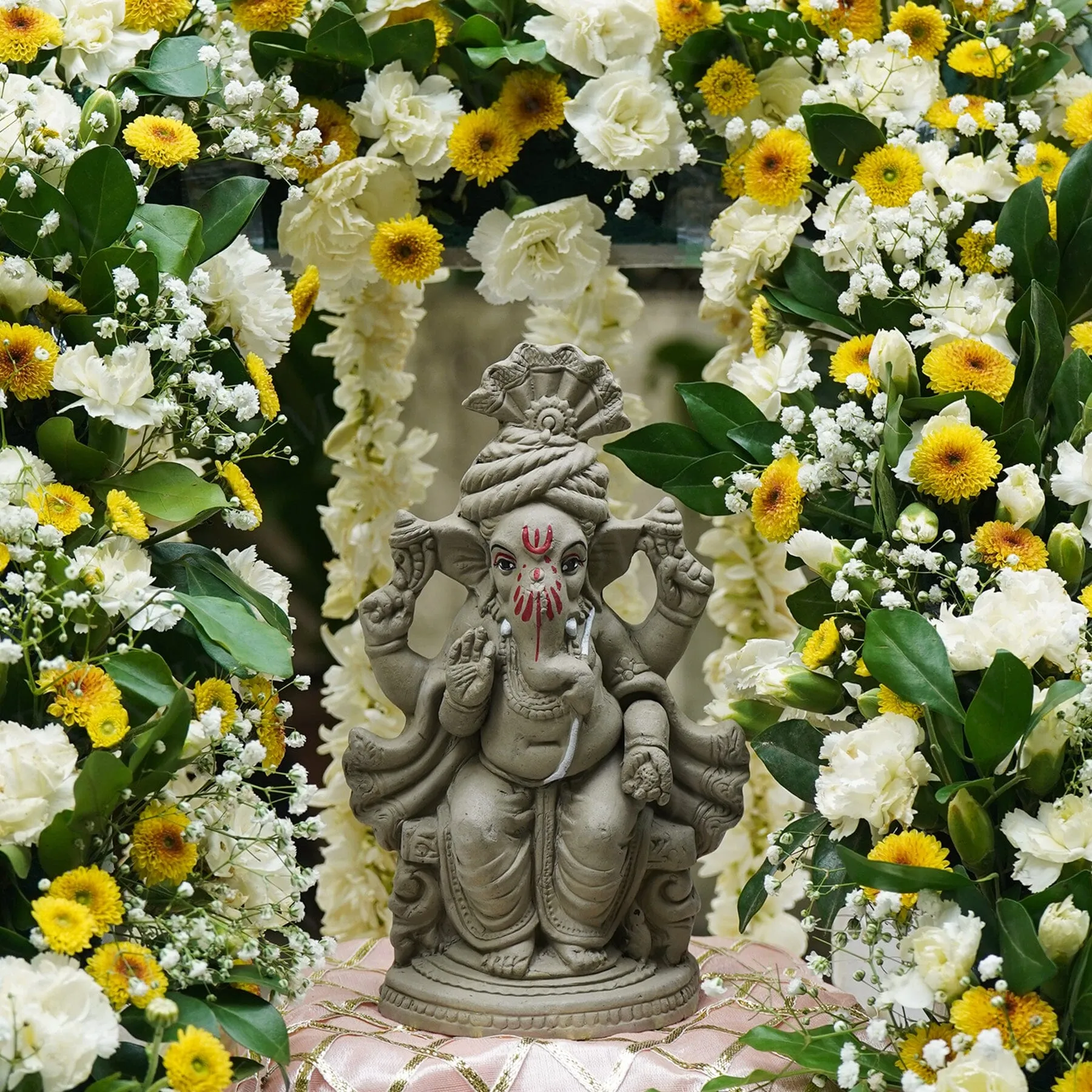 8INCH Gajakarna Eco-Friendly Ganpati | Plant-A-Ganesha