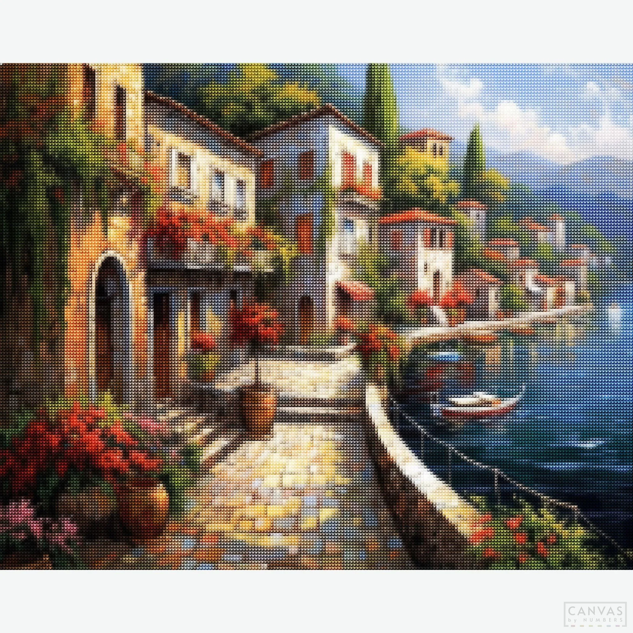 A Stroll Along the Promenade - Diamond Painting Kit