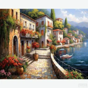 A Stroll Along the Promenade - Diamond Painting Kit