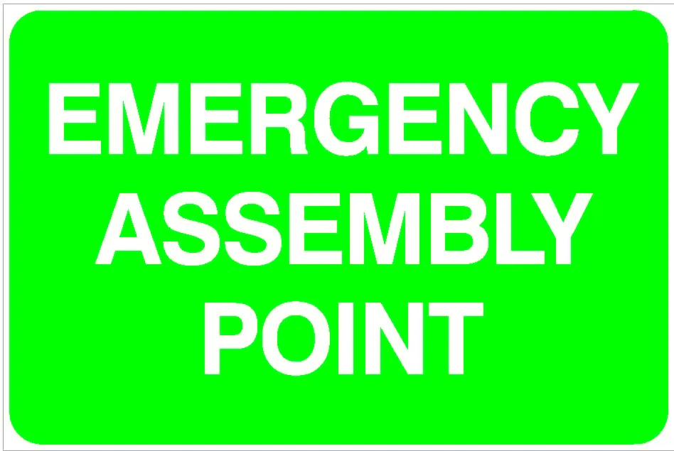 A2 - Emergency Assembly Point Sign