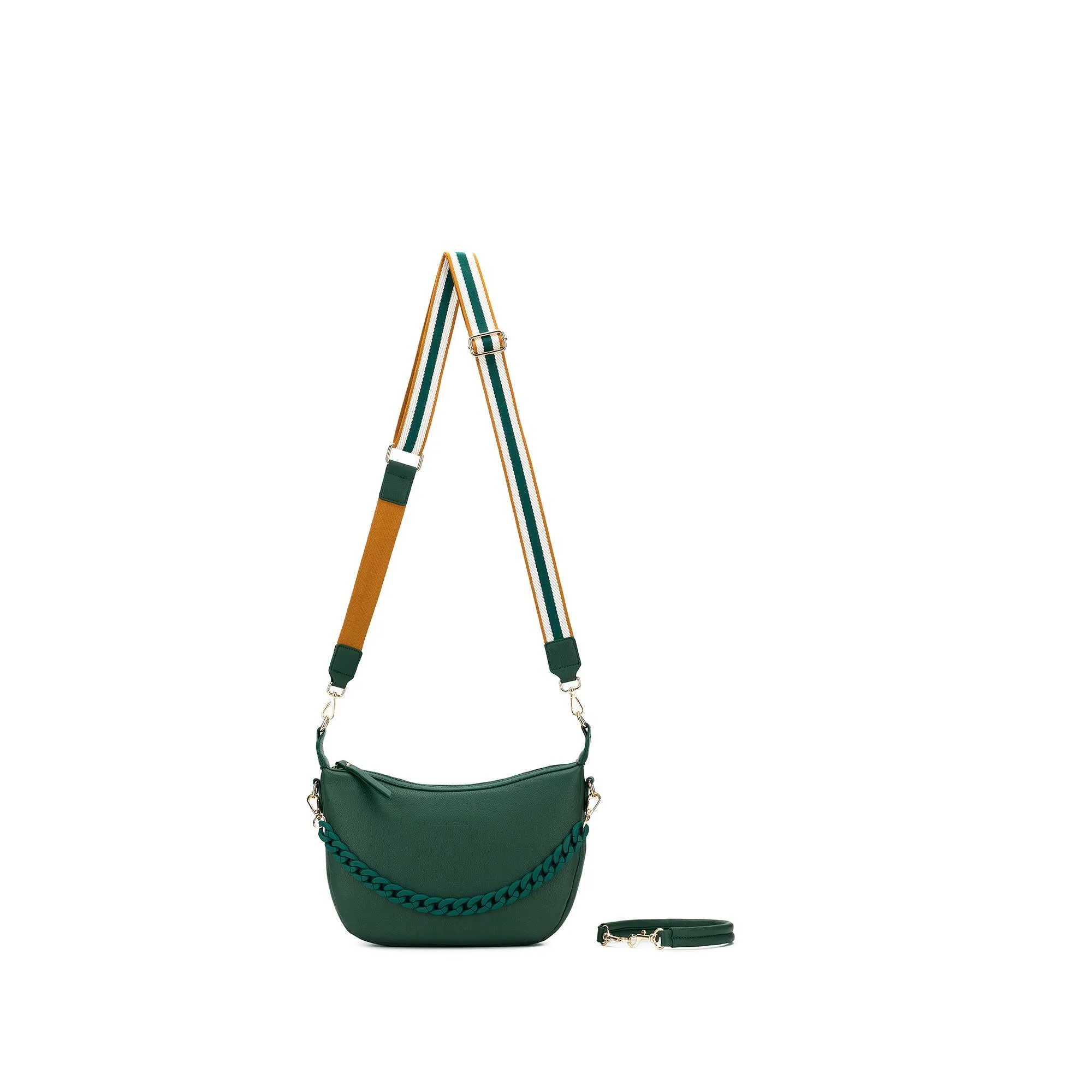 Adele Forest Green Crossbody