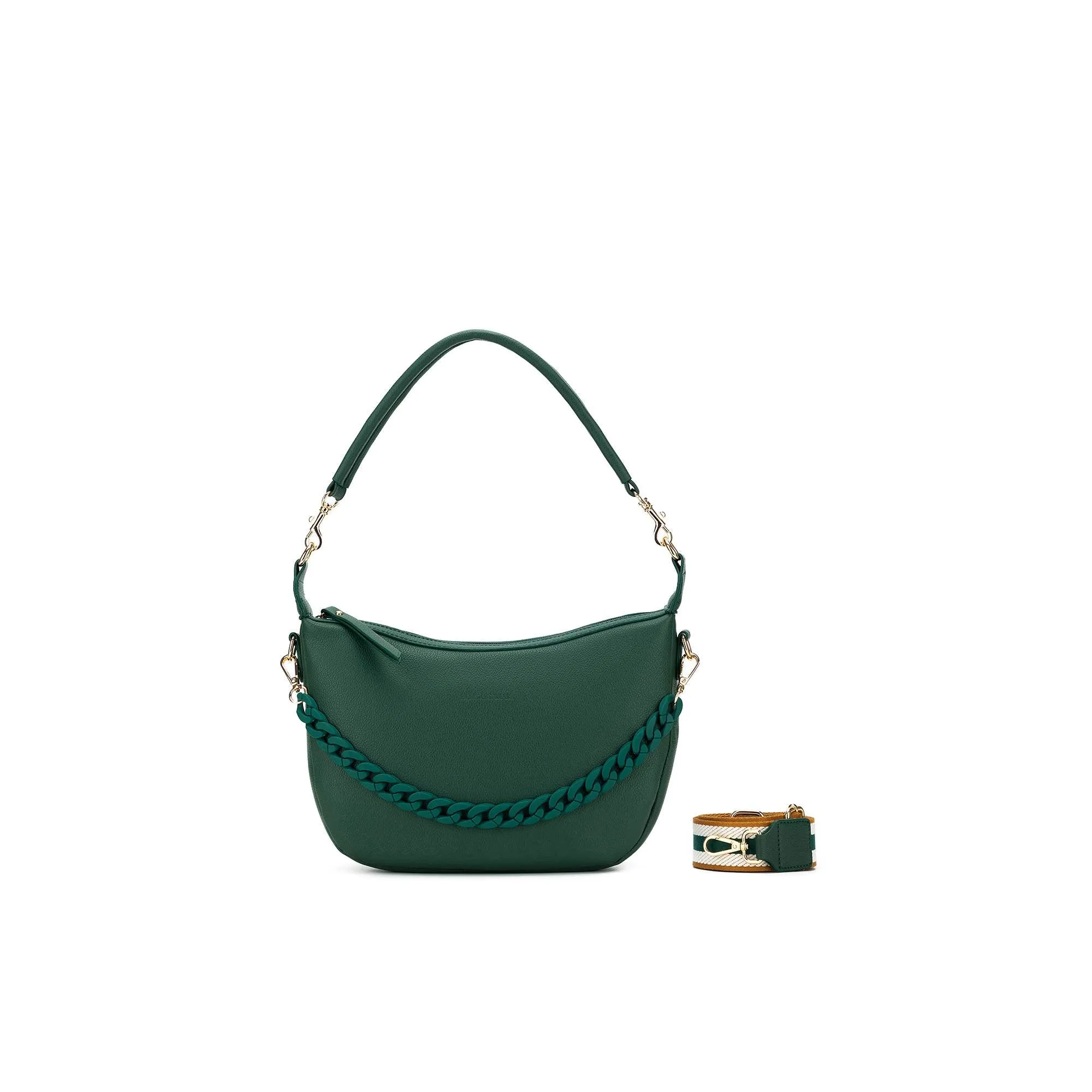 Adele Forest Green Crossbody