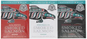 Alaska Smokehouse - Trio of Smoked Salmon - Variety 3 Pack