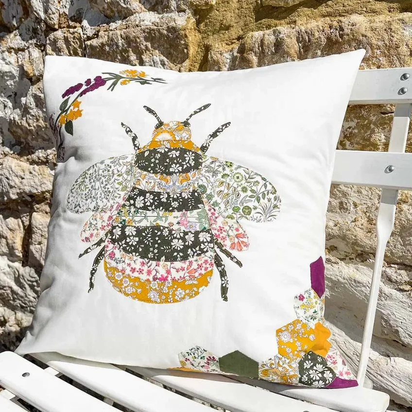 Alice Caroline | Liberty Tana Lawn Fabric Fabric Honey House Cushion Kit