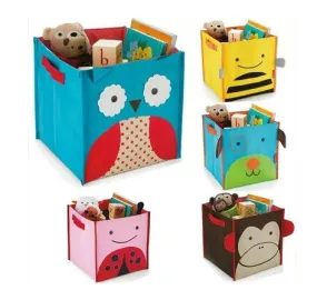 Animal Design Kids Toy Storage Boxes Cartoon Foldable Hamper Children Boys Girls Toys Clothing Organization