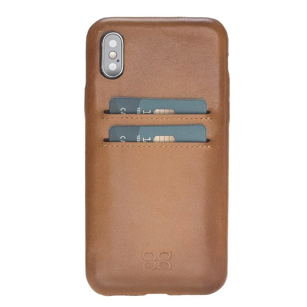 Apple iPhone X Series Leather Ultra Cover with Credit Card Slots