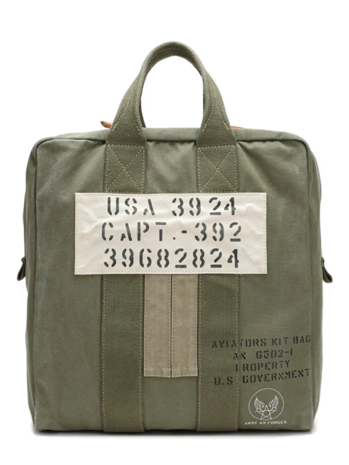 Army Style Carrier Bag for Mens Canvas Military Duffle Bag Pilot Bag Canvas Military Bag