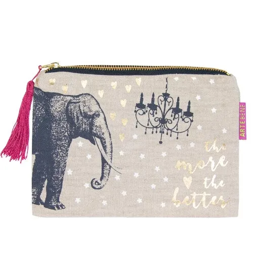 Artebene Cosmetic Bag Elephant