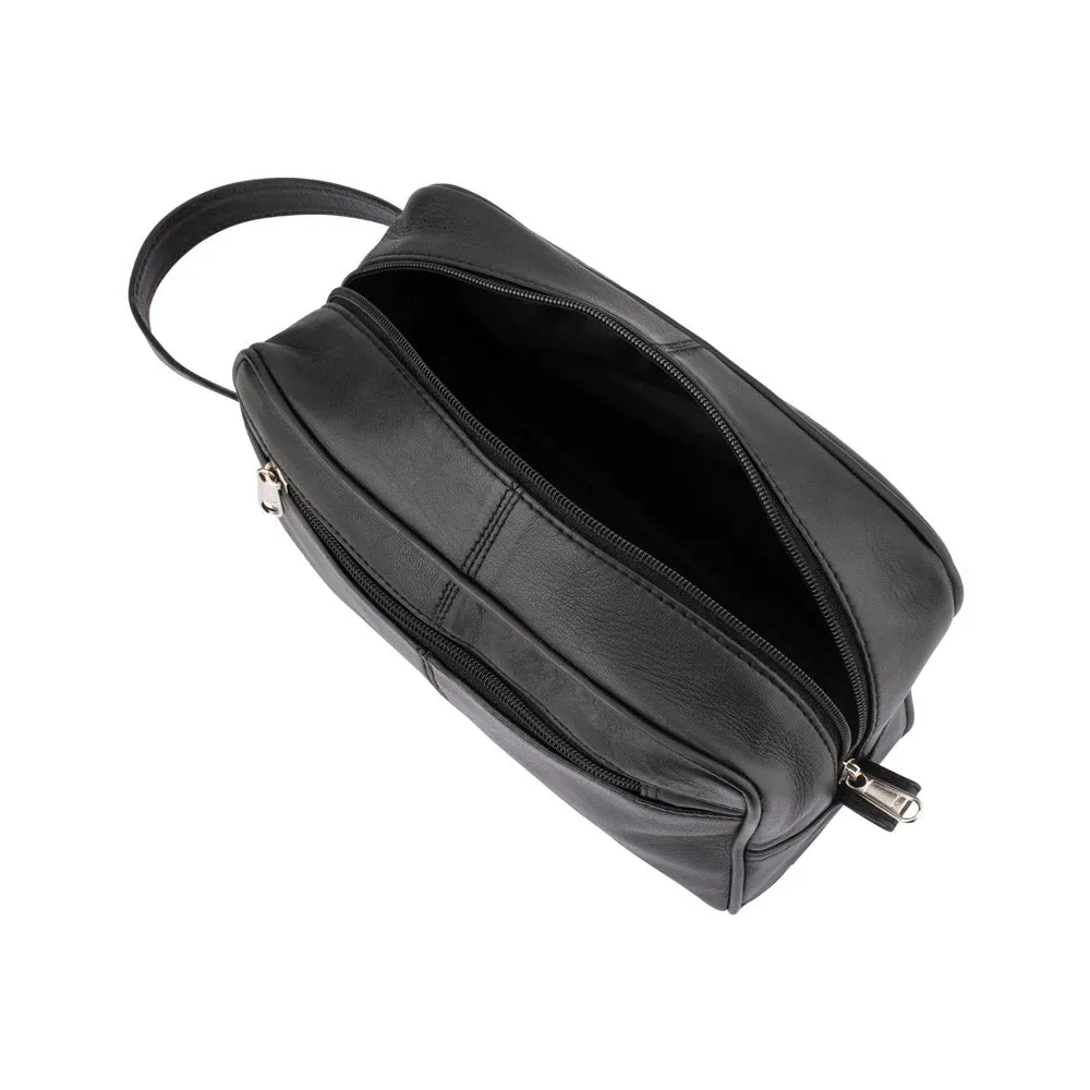 b. - Single Zip Toilety Bag - BB-587 - Black