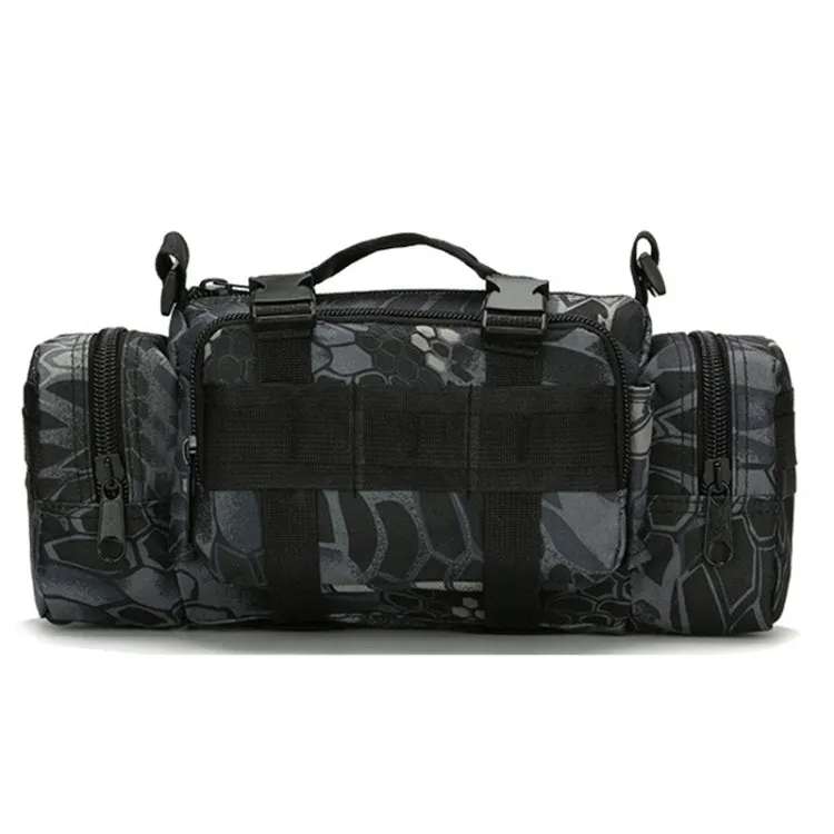 B04 Sports Outdoor Fishing Waterproof Waist Bag Photography Multifunctional Bag(Maple Camouflage)