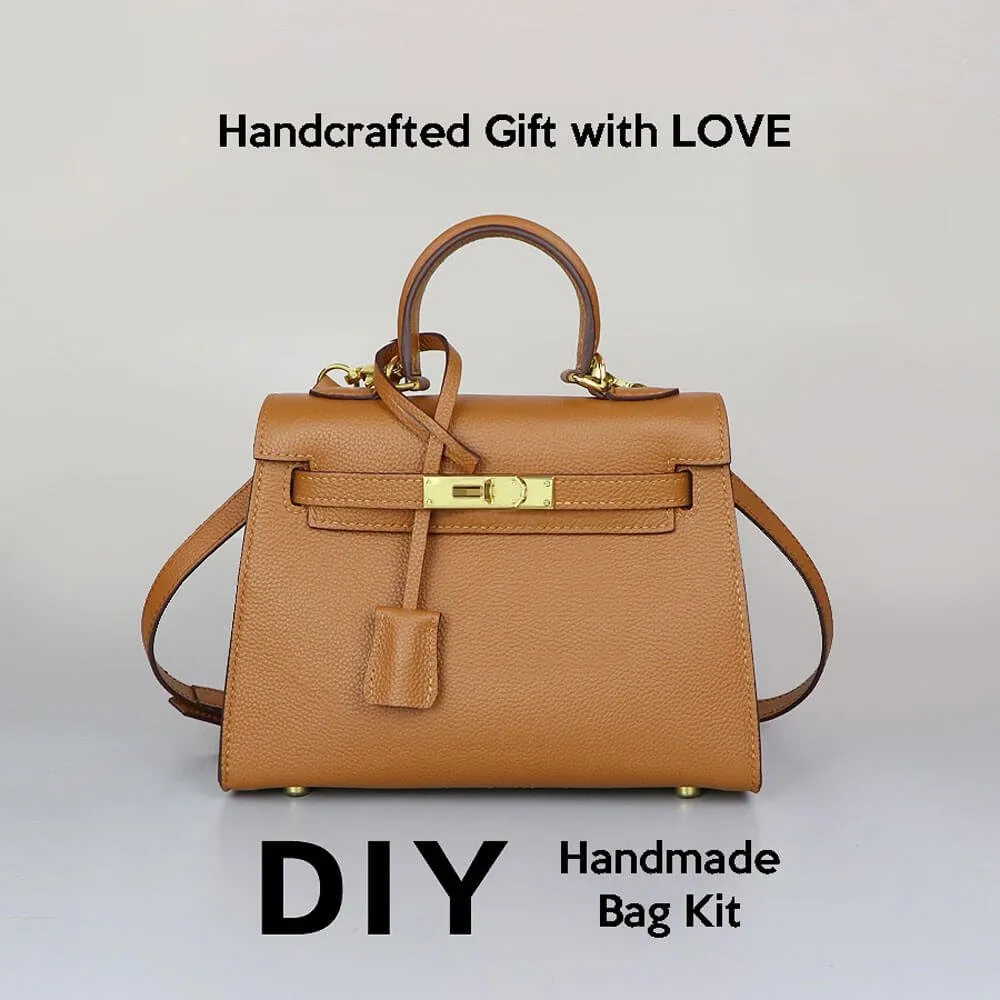 BABYLON™ Kelly Bag Oblique Hole Togo Leather DIY Kit