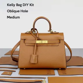 BABYLON™ Kelly Bag Oblique Hole Togo Leather DIY Kit