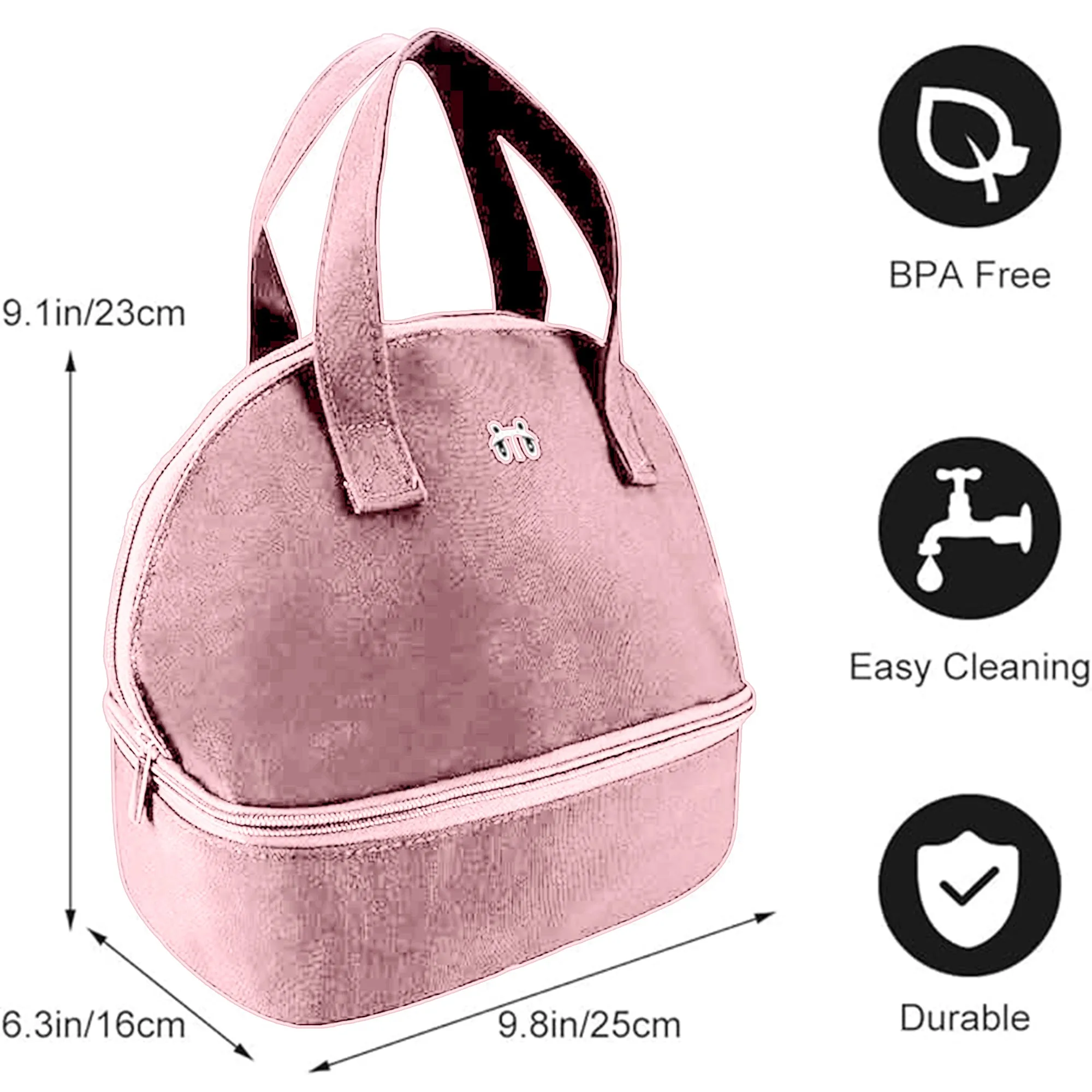 Babymoon Milk Preservation Baby Moms Mothers Diaper Bag | Portable Travel Insulated | Milk Bottle Container Storage Cooler Bag | Pink