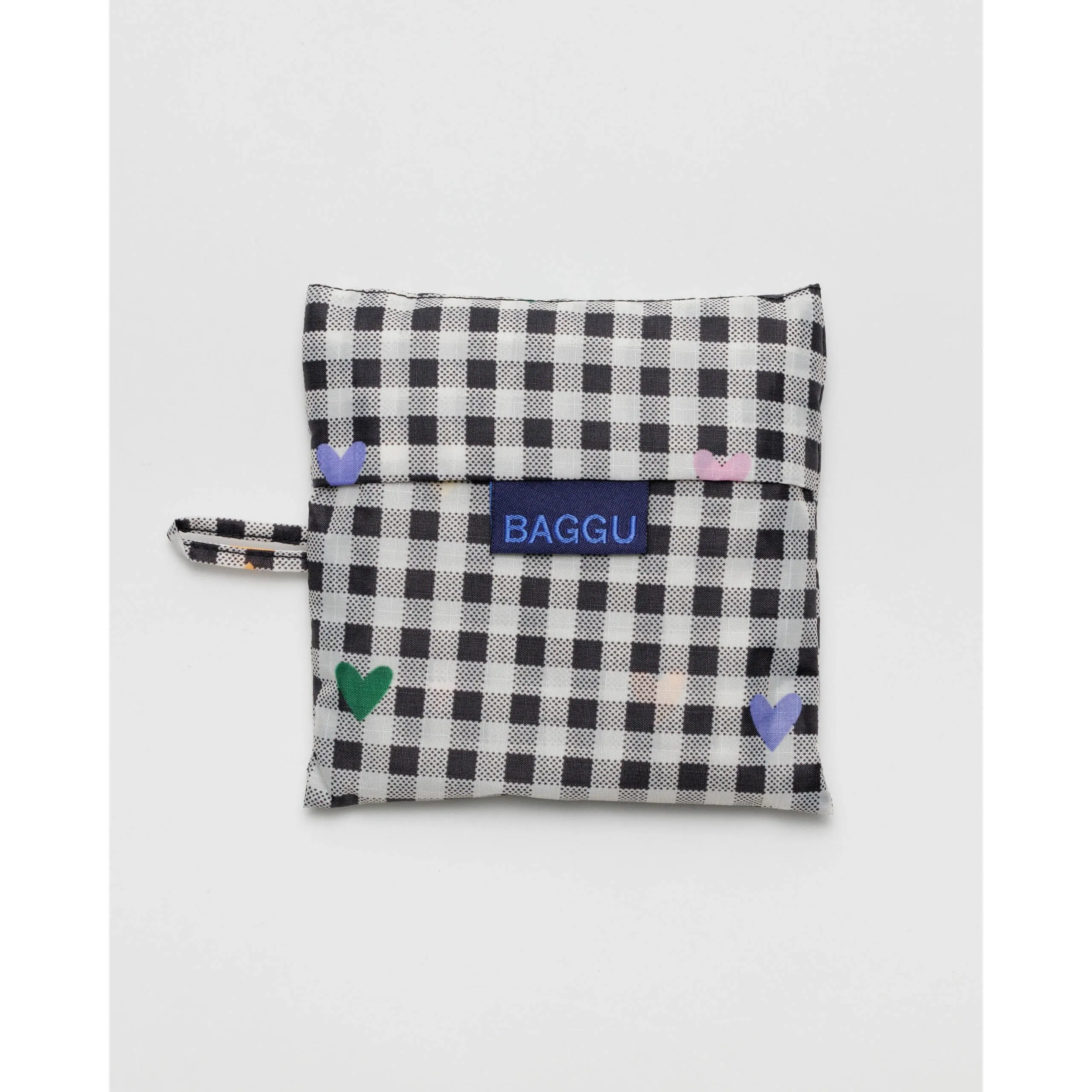 Baggu - Standard - Gingham Hearts Reusable Bag