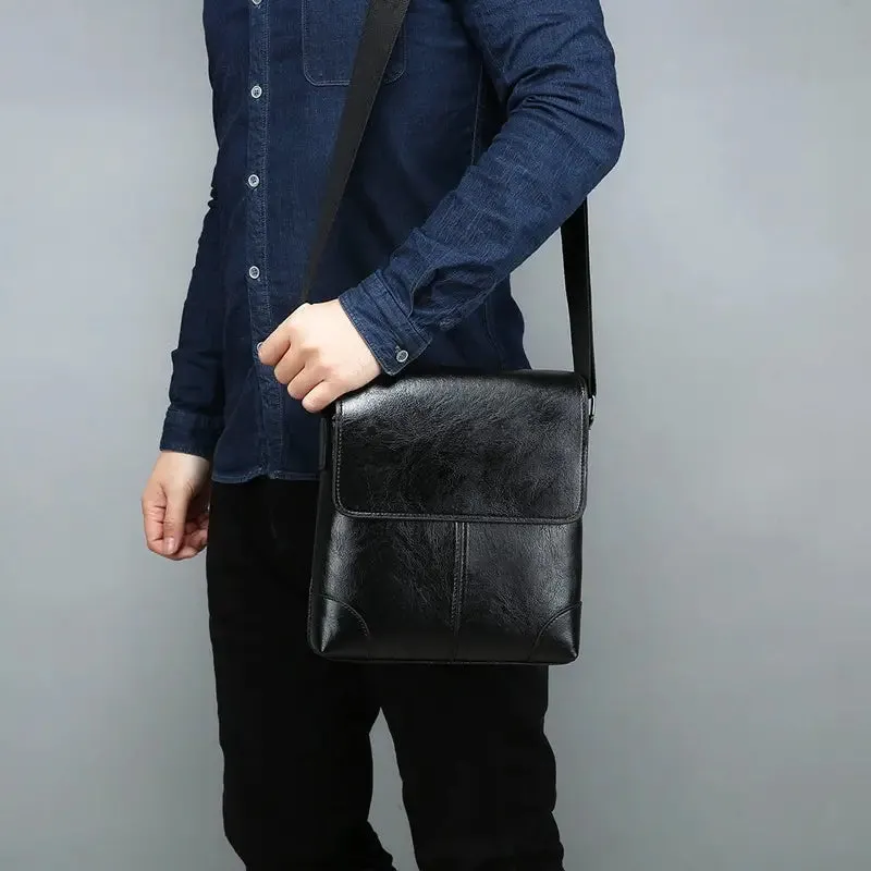 Bags Men's Shoulder Bag, Leather Crossbody Bag