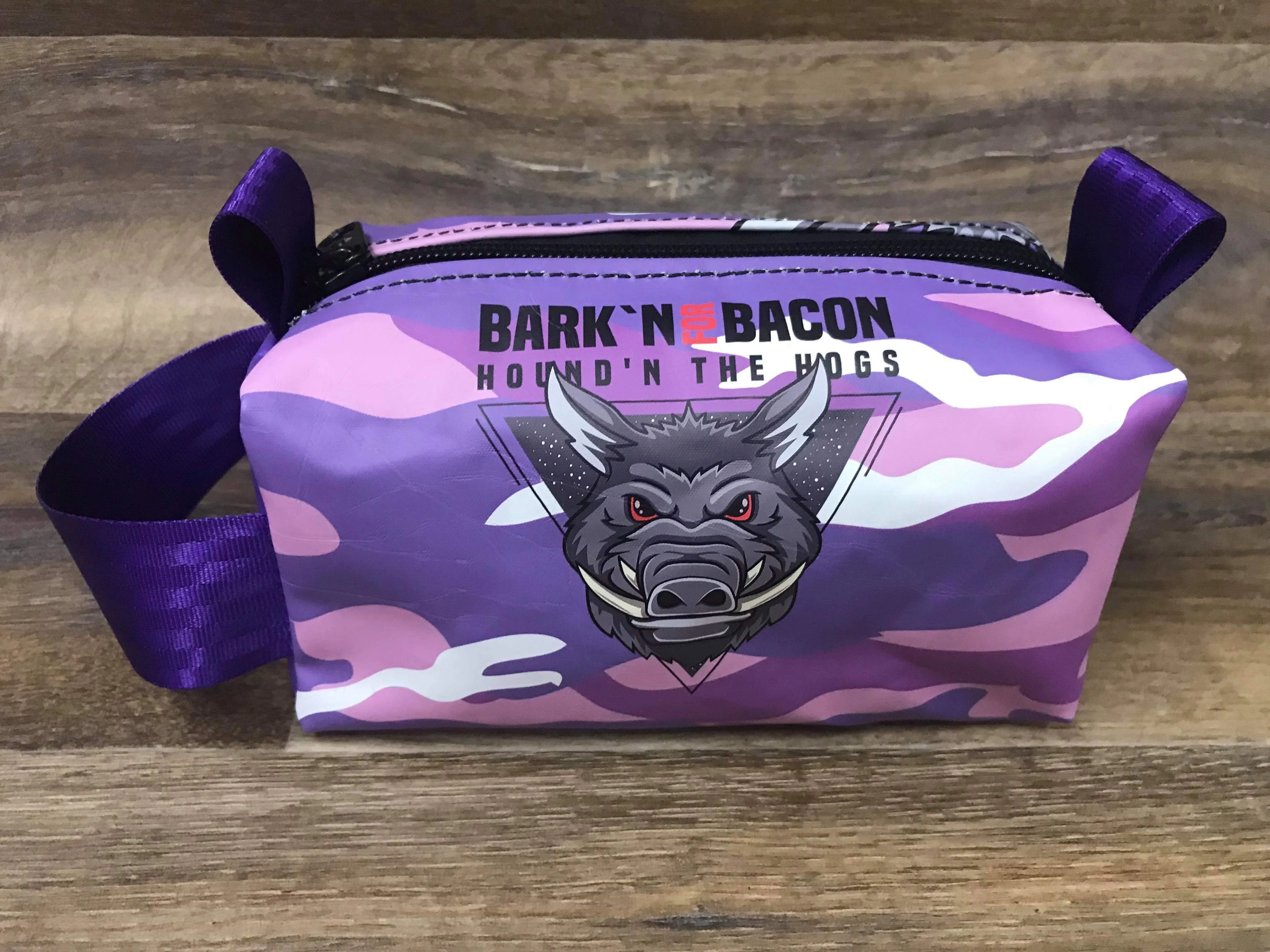 Bark'n For Bacon Camo Toiletry Bag