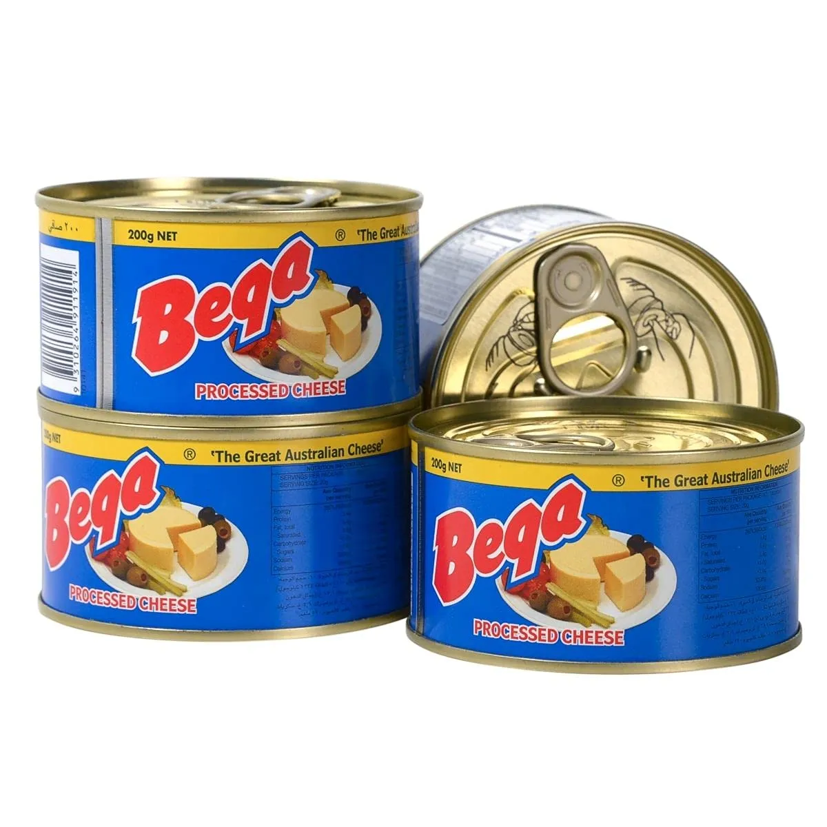 Bega - Canned Australian Processed Cheese - 2 Pack