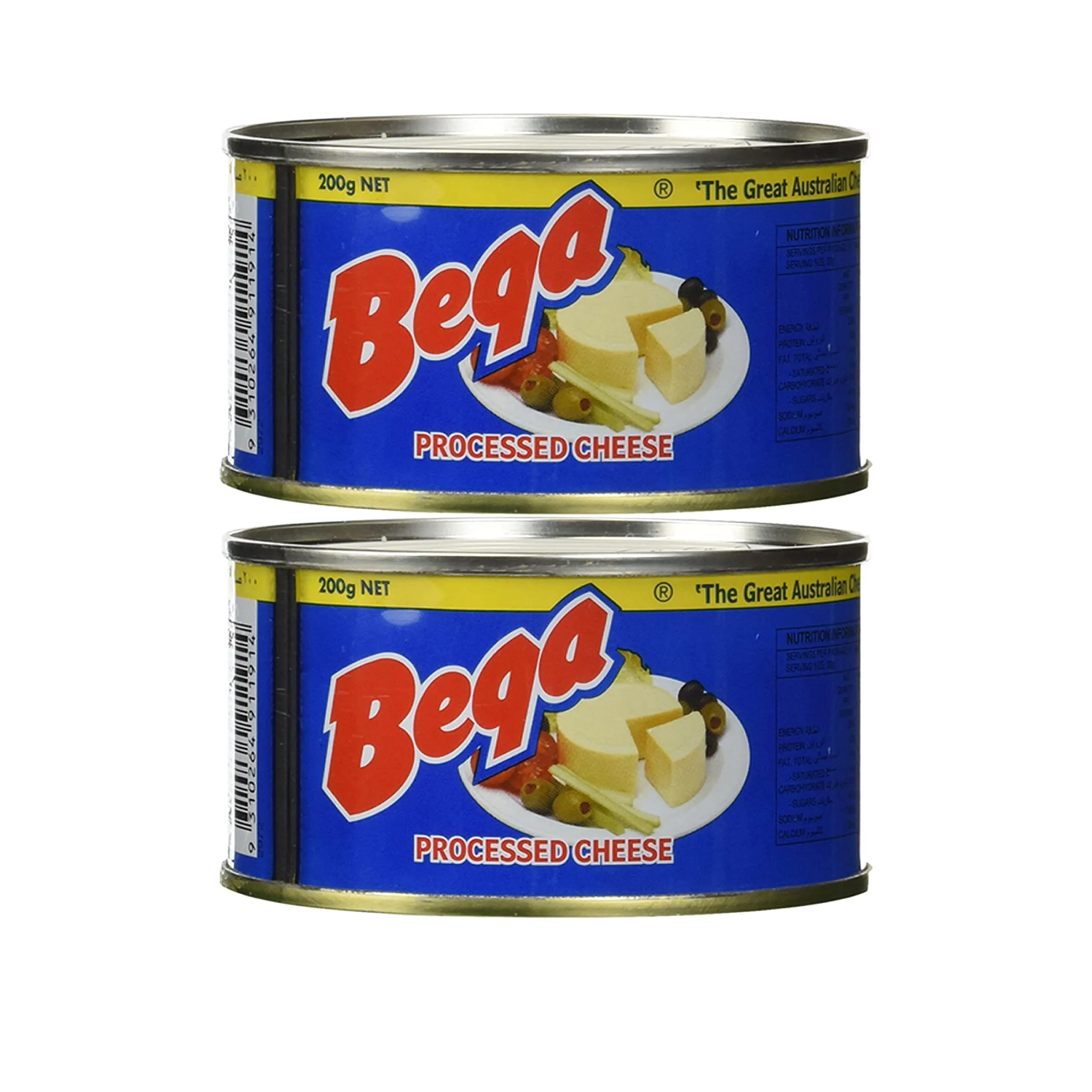 Bega - Canned Australian Processed Cheese - 2 Pack