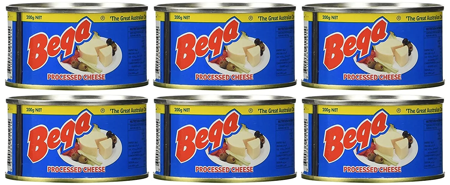 Bega - Canned Australian Processed Cheese - 6 Pack