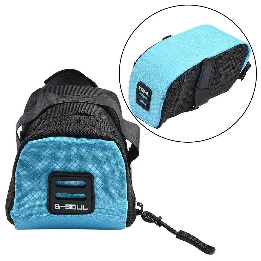 Bicycle Folding Tail Bag Saddle Bag Tool Bag Cushion Bag Cycling Bike Bag Storage Seat Rear Tool Bag Outdoor Cycling Parts