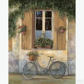 Bicycle with Flowers - Diamond Painting