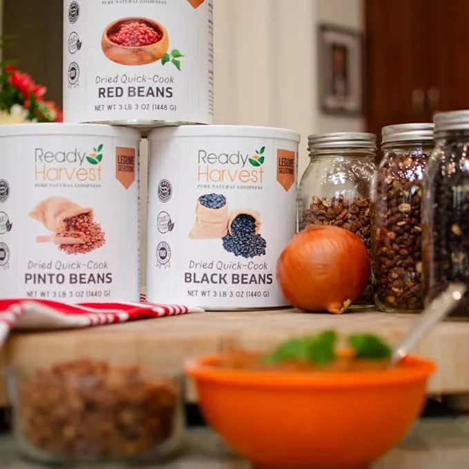 Black Beans Quick-Cook Emergency Preparedness