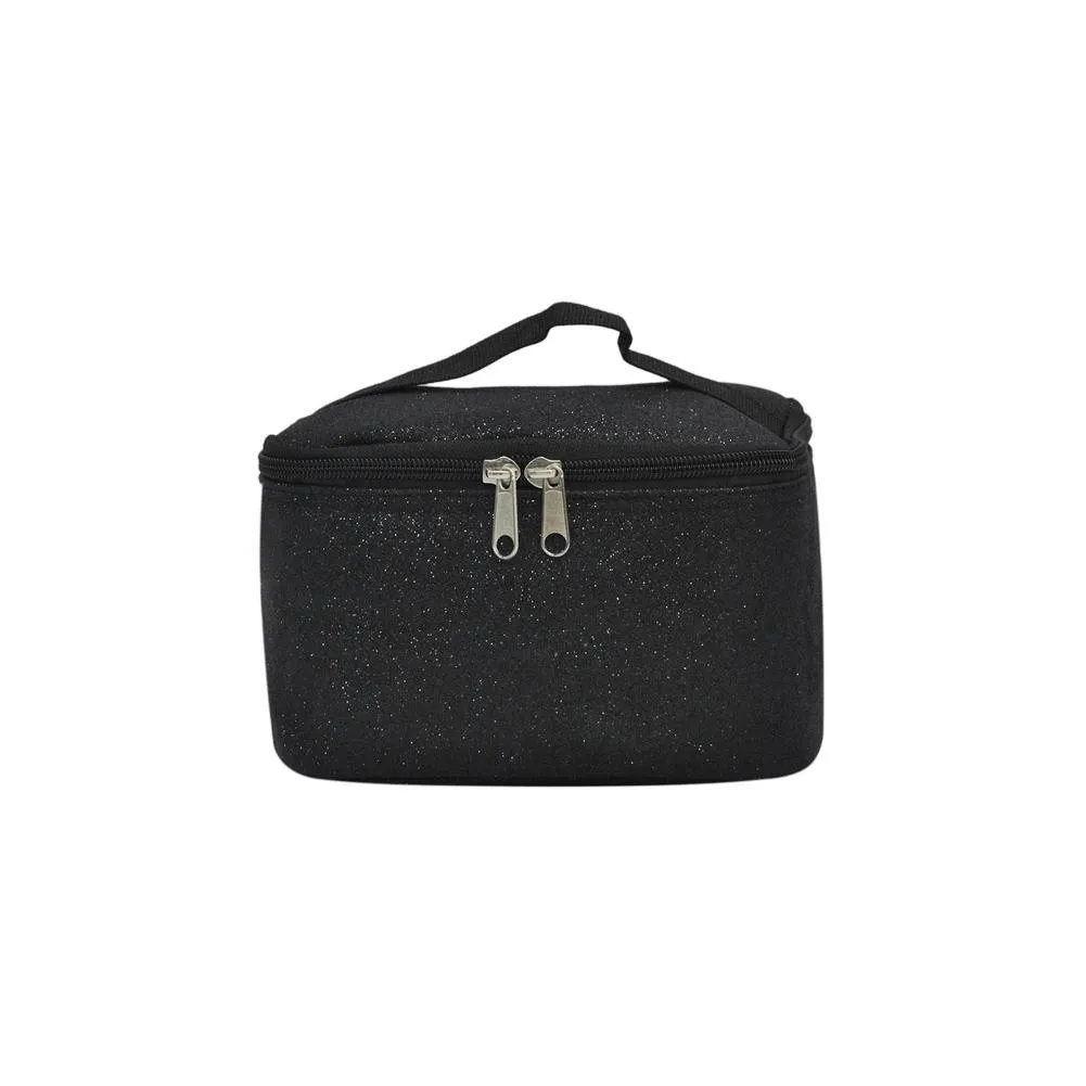 Black Glitter NGIL Cosmetic Case