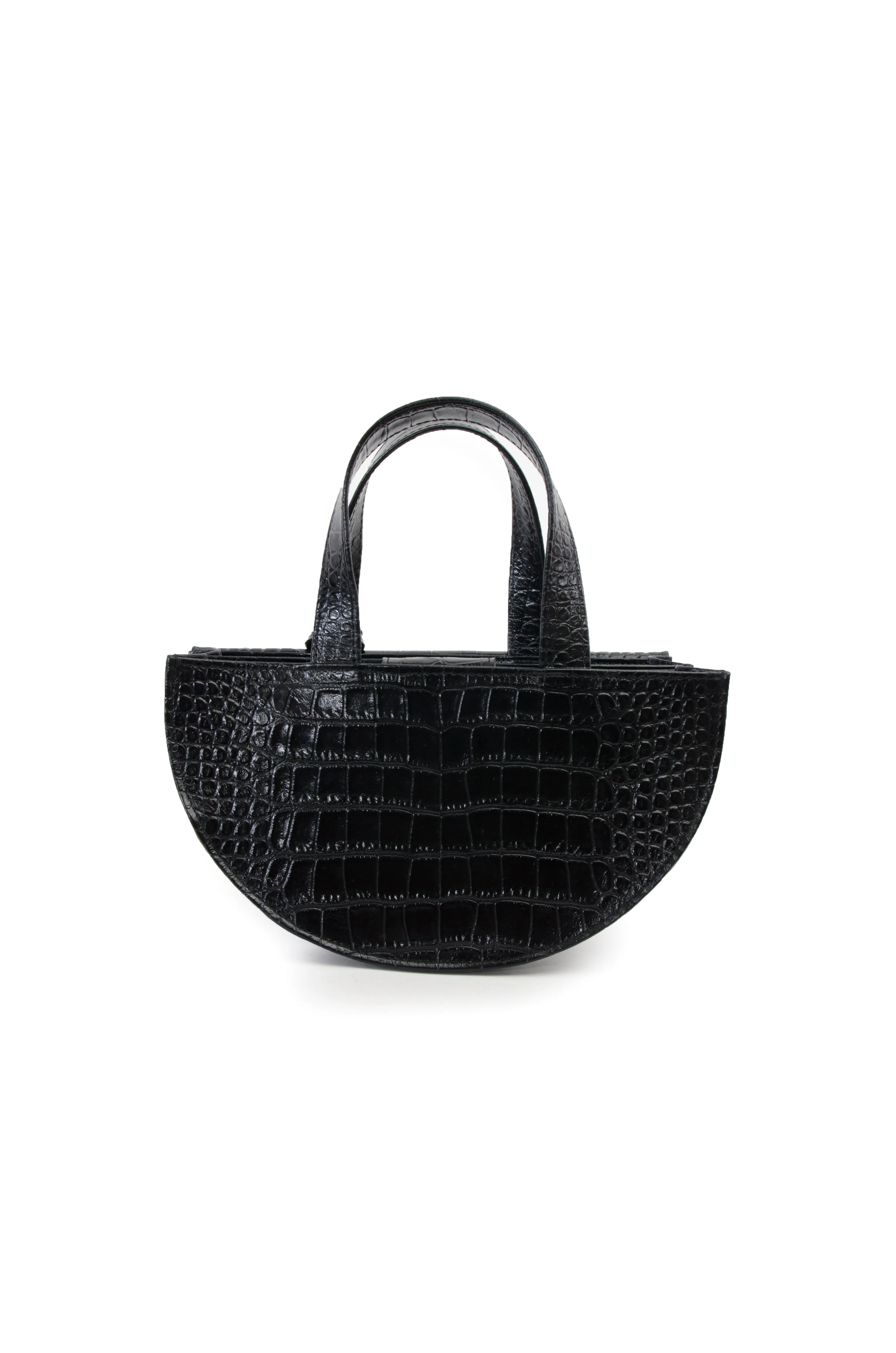 Black Half Moon Reina Bag