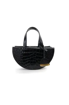 Black Half Moon Reina Bag