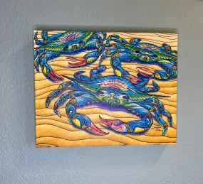 Blue Crabs Canvas