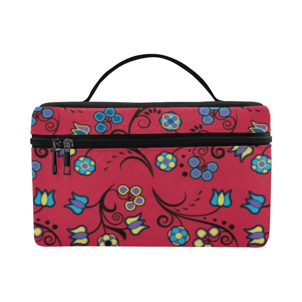 Blue Trio Cardinal Cosmetic Bag/Large