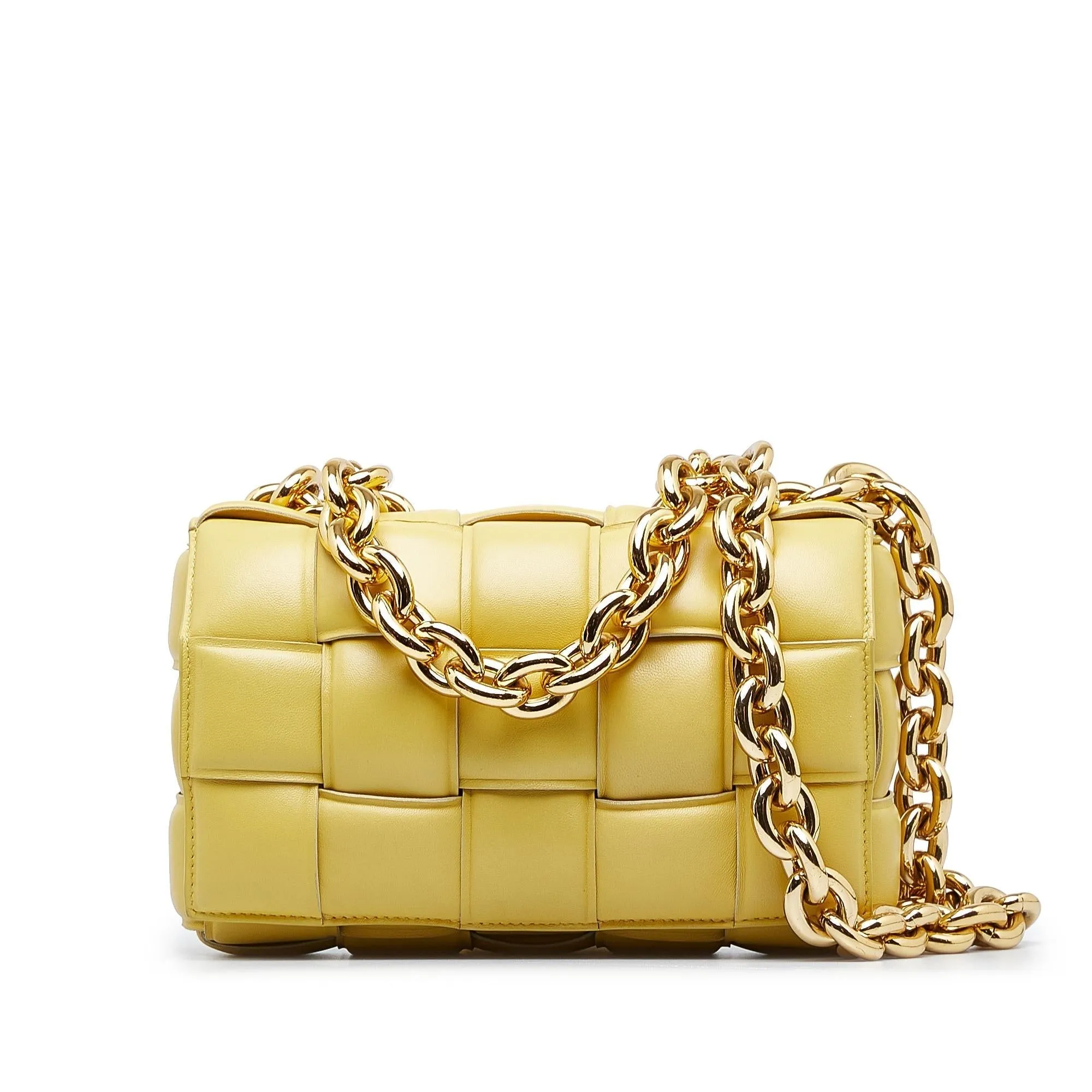 Bottega Veneta Padded Cassette Chain (SHG-bJUBIg)