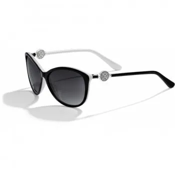 Brighton Ferrara Women's Sunglasses A12623 COLOR: BLACK-WHITE