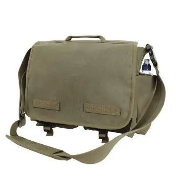 Canvas Concealed Carry Messenger Shoulder Bag